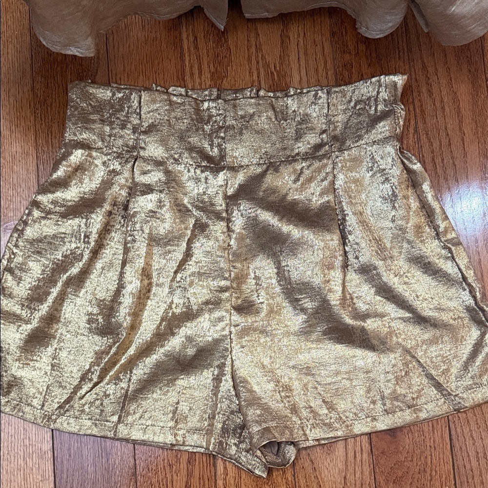 Gold party short size medium - Picture 2 of 2
